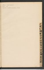 k.k. naturhistorisches Hofmuseum, Index Intendanzakten 1903, Seite 21